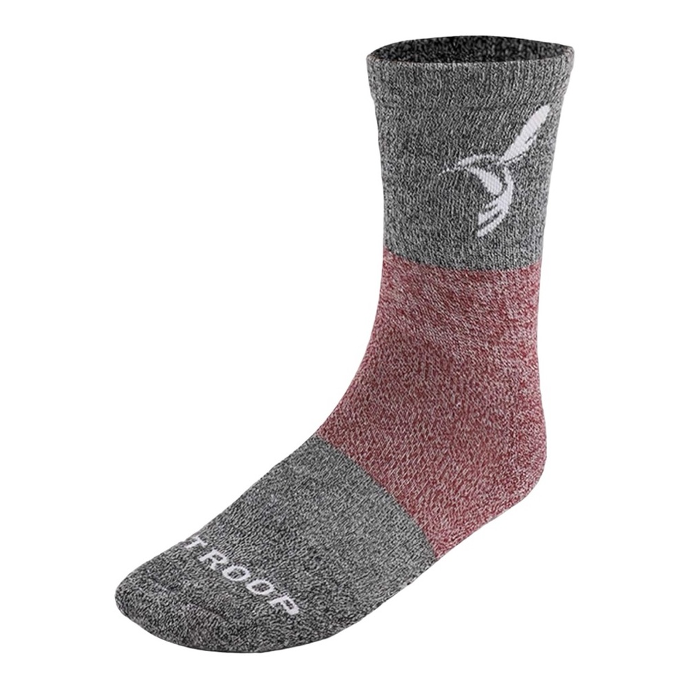 TROOP Women's Crew Sock Oxblood O/S 2 Pairs